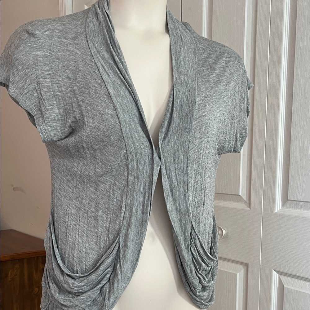 Body Central Heather Gray Knit Top